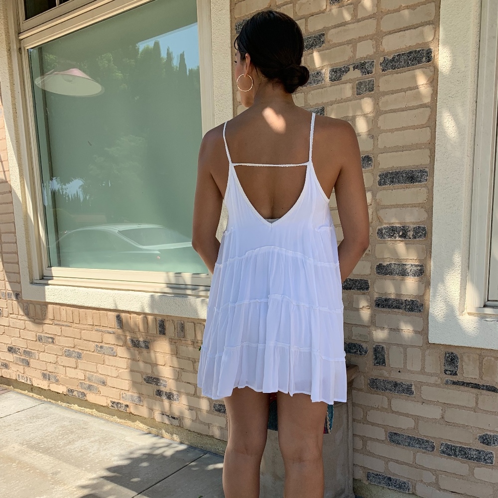 Mini Ruffle Dress - Picture 2 of 5